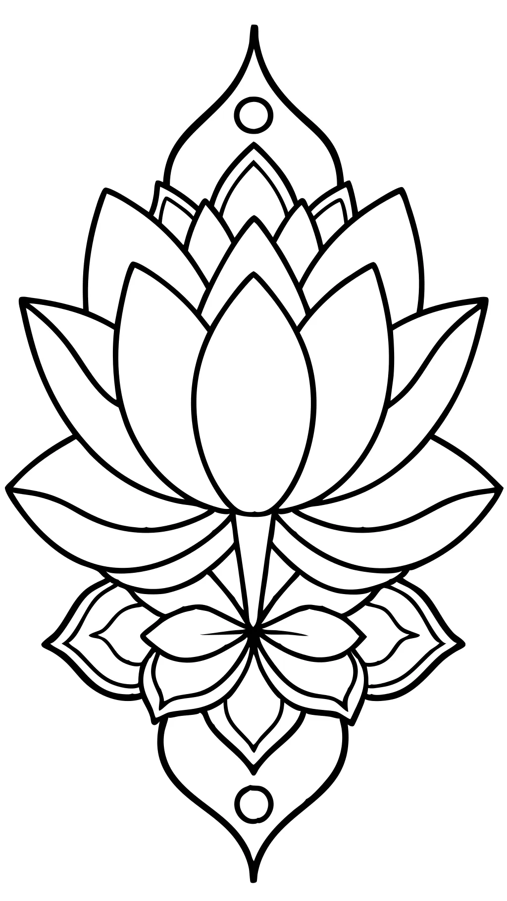 coloriage lotus